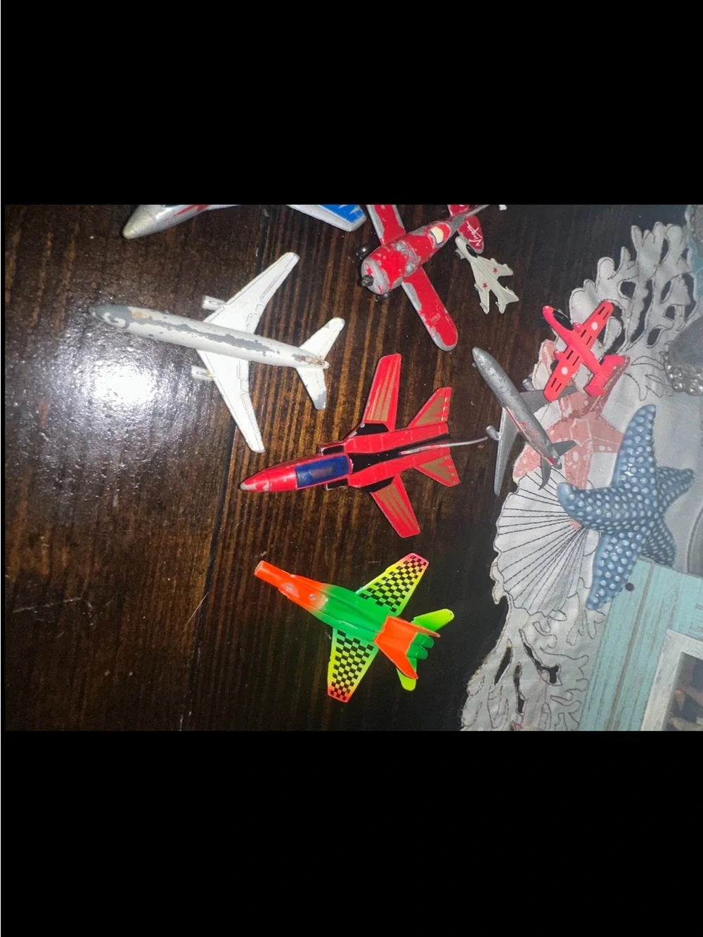 Assorted Vintage Kids Toy Airplane Pack - 9 pieces